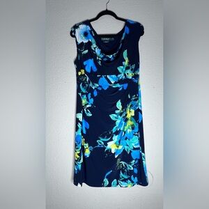 Lauren Blue Floral Dress